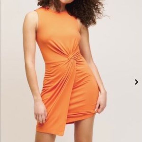 Orange mini dress - Picture 1 of 6